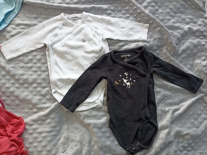 Lot de 2 body ouverture croisée