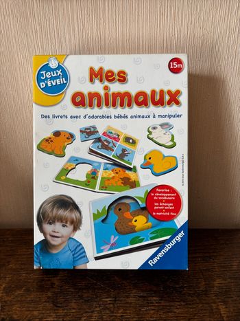 Jeux d’éveil :  « Mes animaux » de Ravensburger