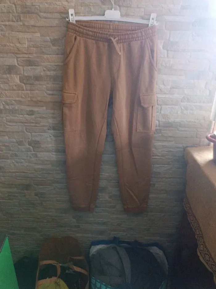 Pantalon jogging tabac Kiabi 12A