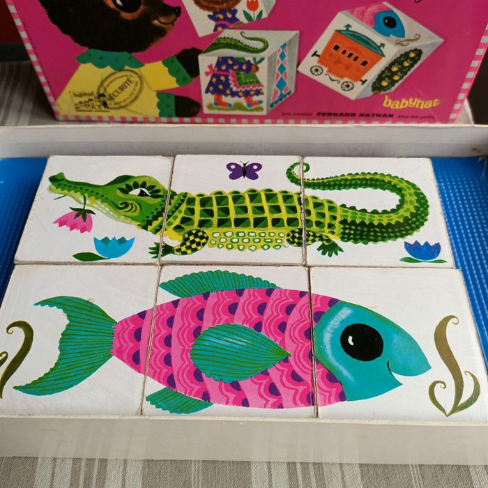 Jolis cubes géants vintage - photo numéro 2