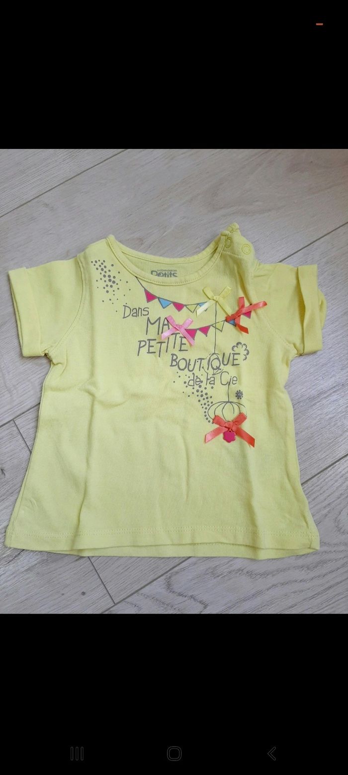 Tee shirt 6 mois