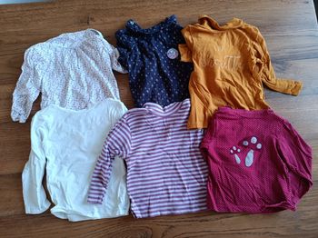 Lot haut manches longues