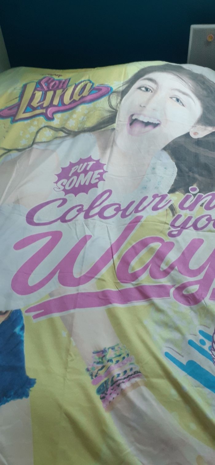 Parure de lit luna (housse de couette et taie) - photo numéro 4