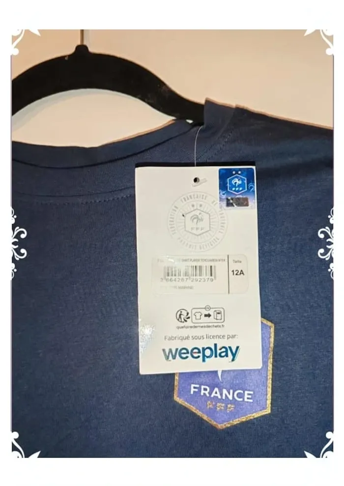 T-shirt tchouameni France fff - photo numéro 3