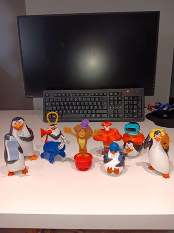 Lot 9 grande figurines dreamworks Madagascar Taille 12,5cm pour la plus grande