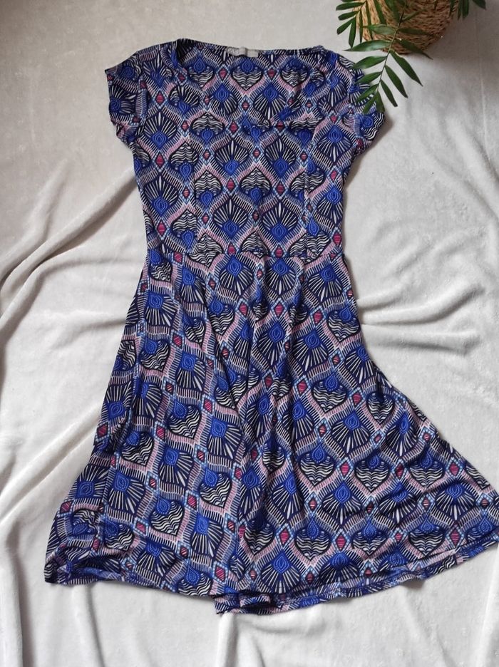 Robe courte imprimée multicolores T3 / M - photo numéro 3
