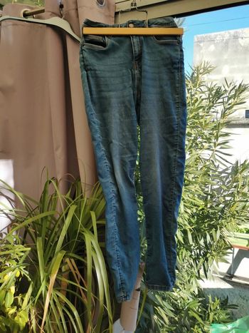 Jean bleu Gemo femme t 38 elasthanne