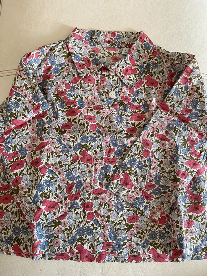 Chemise vareuse liberty 4 ans - photo numéro 2