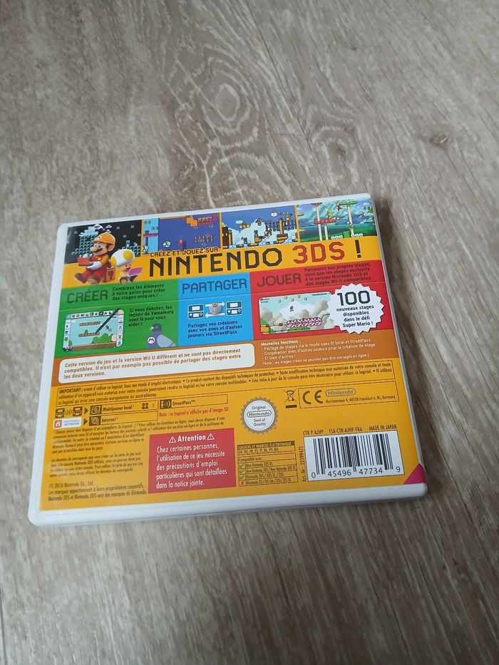 Jeu 3ds Super Mario Maker - photo numéro 2