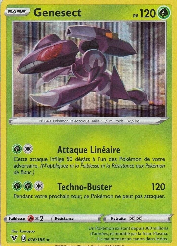 genesect 016/185 holo