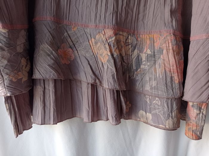 ENSEMBLE AFIBEL HAUT + JUPE Marron. - photo numéro 10