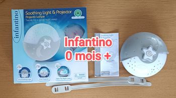 Veilleuse projecteur à mélodies Infantino 0 mois + 