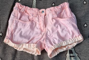 Mini-short rose clair 10ans