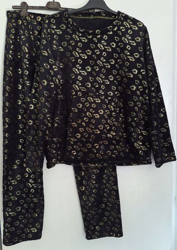 Pyjama polaire imprimé deux pièces