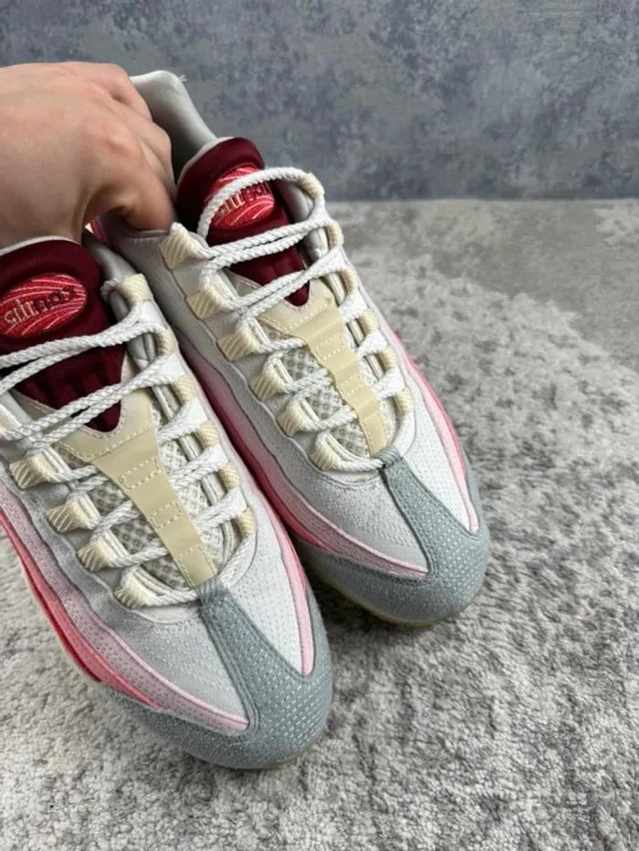 Nike Air Max 95 QS Anatomy Of Air GID - White & Pink & Red - photo numéro 13