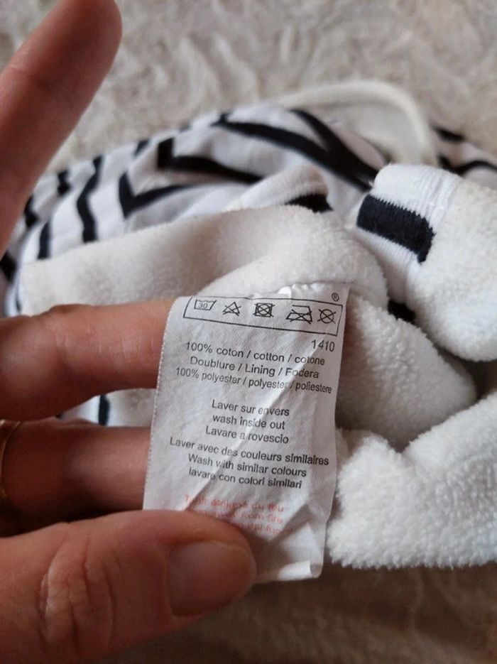 Veste gilet manteau à capuche Fille 3 mois Poisson étoile Terre de marins - photo numéro 9