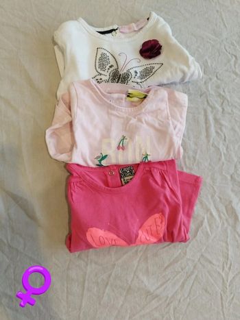 Lot haut manche longue