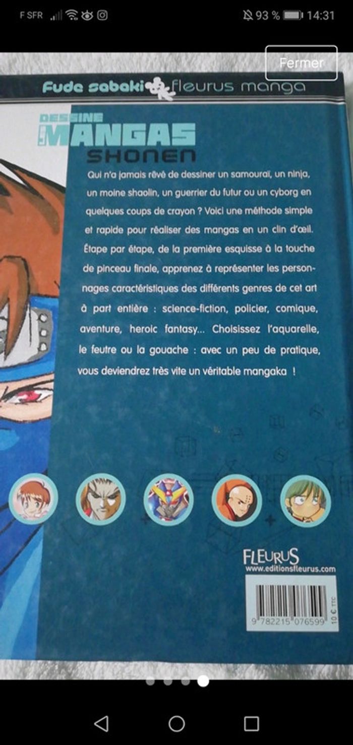 Lot livres apprendre à dessiner les Mangas - photo numéro 4