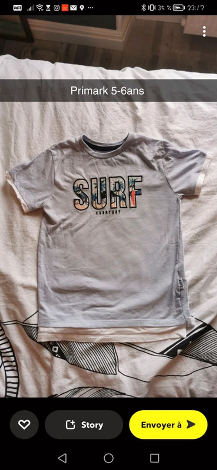 T-shirt surf