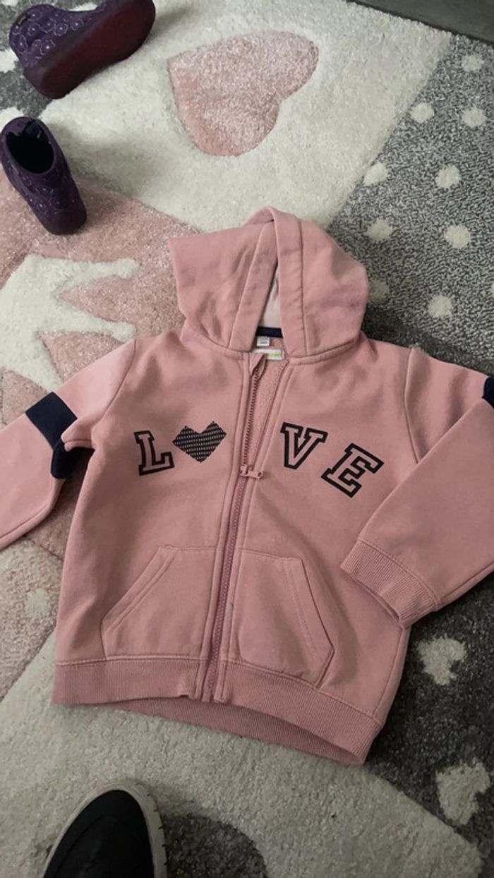 Gilet zippe vertbaudet fille 5 ans