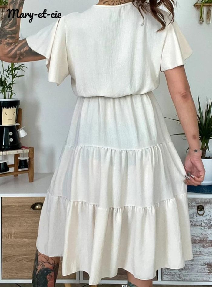 Robe bohème fluide légère taille élastique taille unique - Italy moda - neuf - photo numéro 4