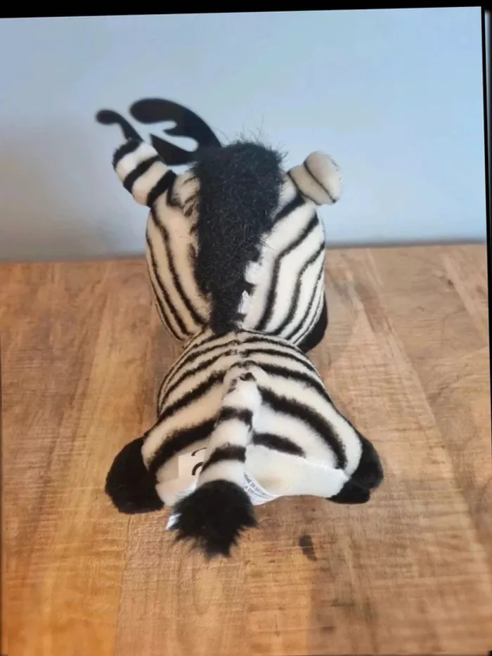 Peluche zèbre big headz 20cm - photo numéro 4