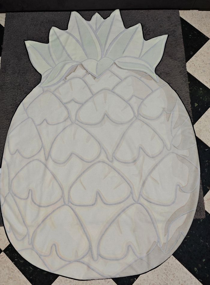 Serviette de plage ananas 164x115cm - photo numéro 2