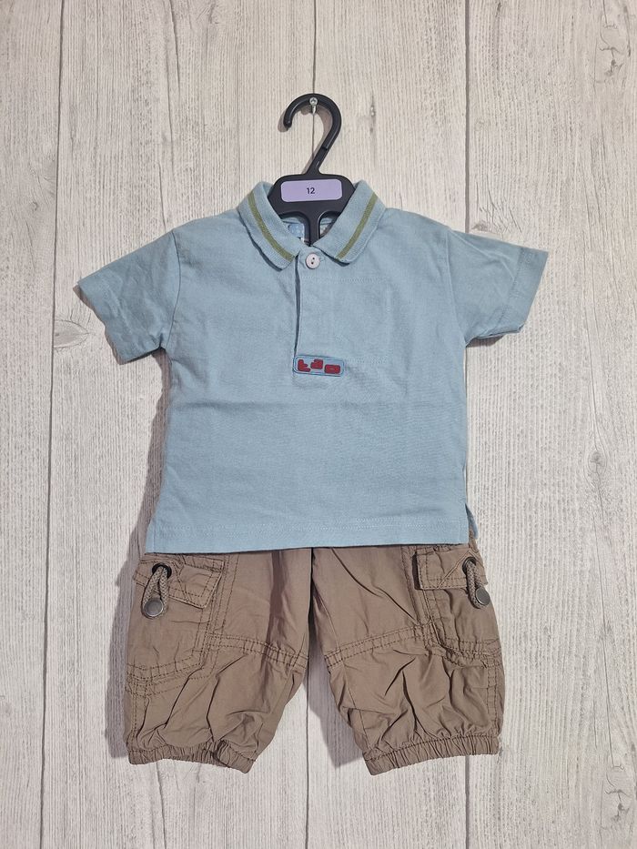 Ensemble garcon tape a loeil  Taille 6 mois