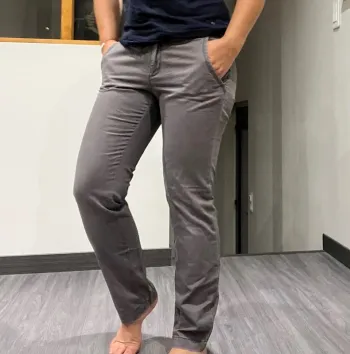 Pantalon droit gris foncé Prince & fox