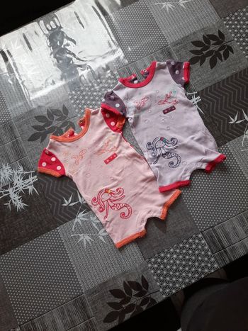 Lot 2 bodys 3 mois fille