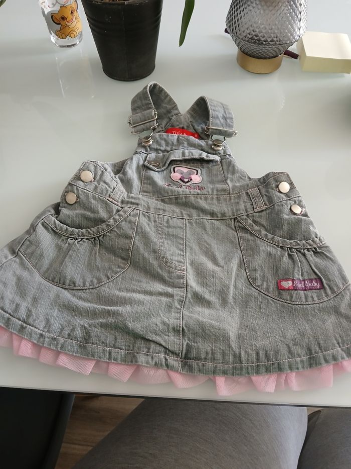 ROBE JEAN GRIS TISSAIA