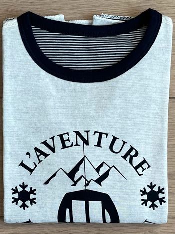 T-shirt en tubique réversible Petit bateau T-8 ans