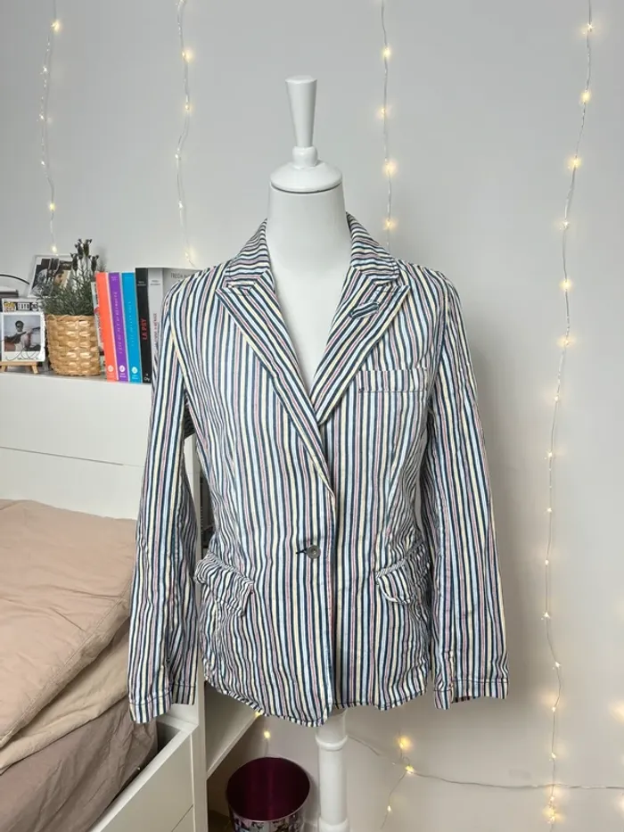 blazer rayé Pepe Jeans London – taille L