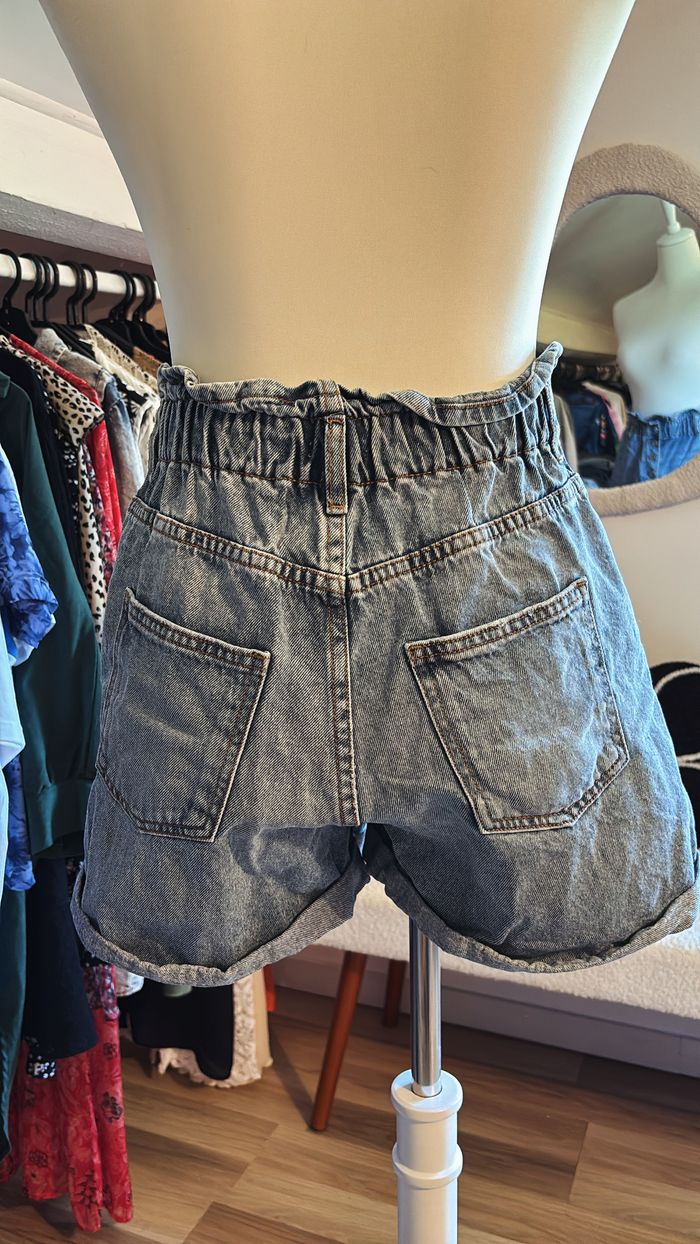 Short en jean taille haute Gémo T36 - photo numéro 2