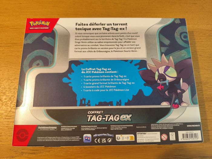 Coffret Tag Tag ex boosters cartes Pokémon origine perdue faille paradoxe forces temporelles - photo numéro 2