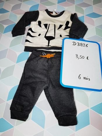 D3826 - ensemble garçon 6 mois