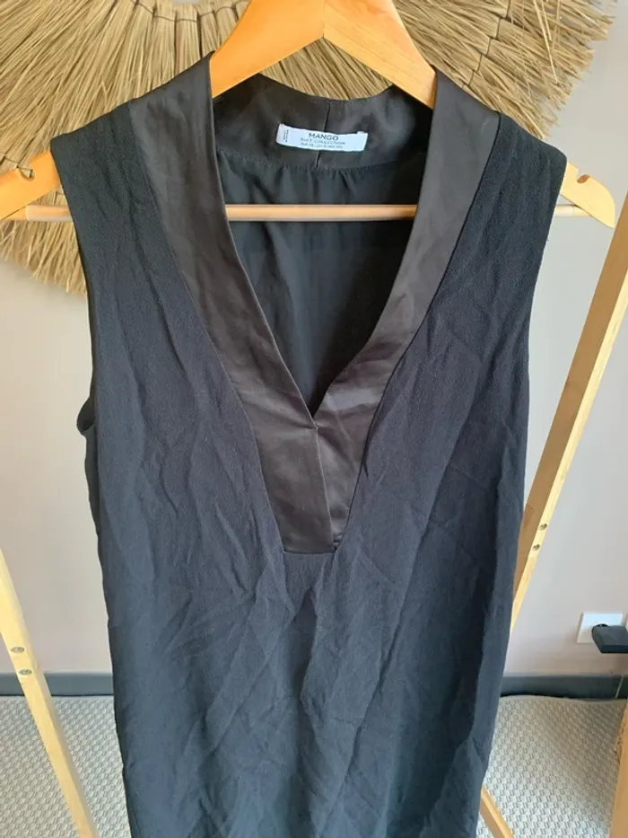 Robe noire Mango fluide - photo numéro 3