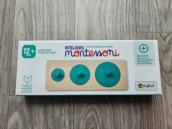 Trio disques à encastrer Ateliers Montessori Oxybul