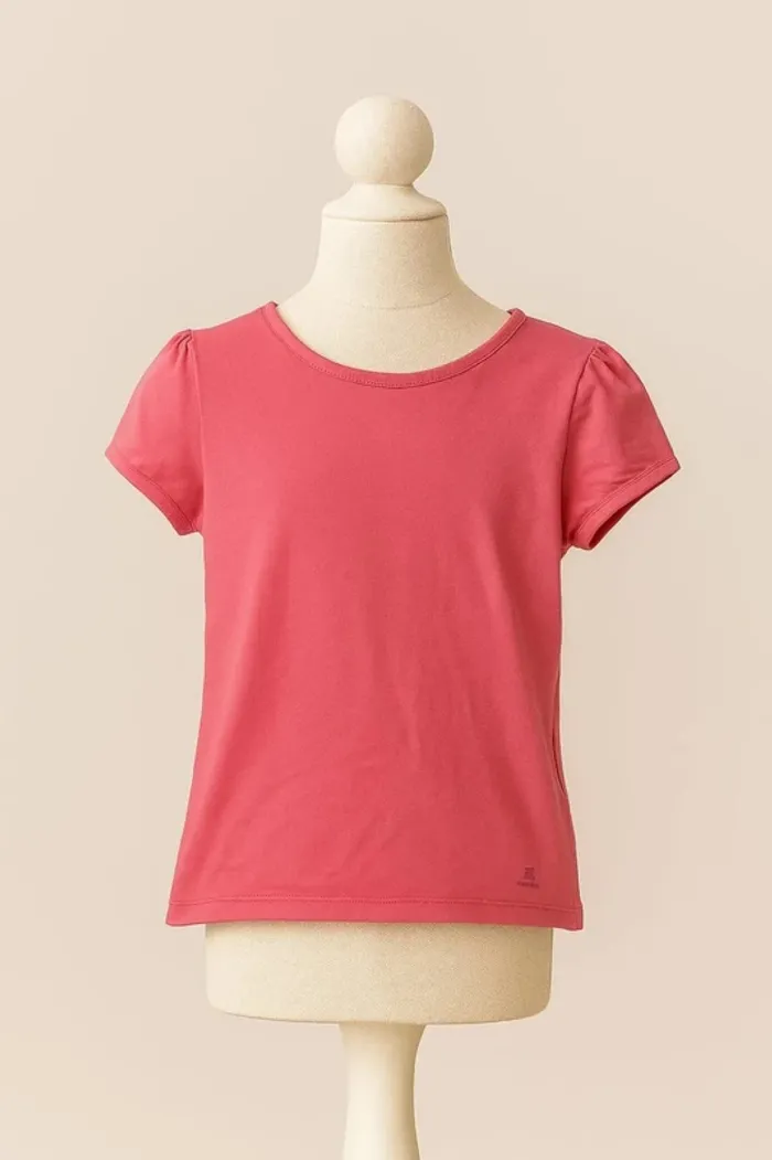 Tee shirt manche courte rose Domyos Taille 6 ans - photo numéro 2