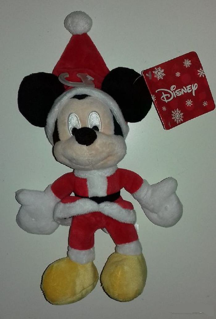 Peluche Mickey de Noel - Disney - 27X18cm - Neuve - photo numéro 5