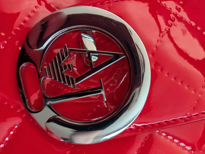 Sac a main matelassée en vinyl Armani jeans - photo numéro 2