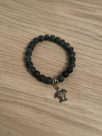 Bracelet en pierre avec tortue Miami