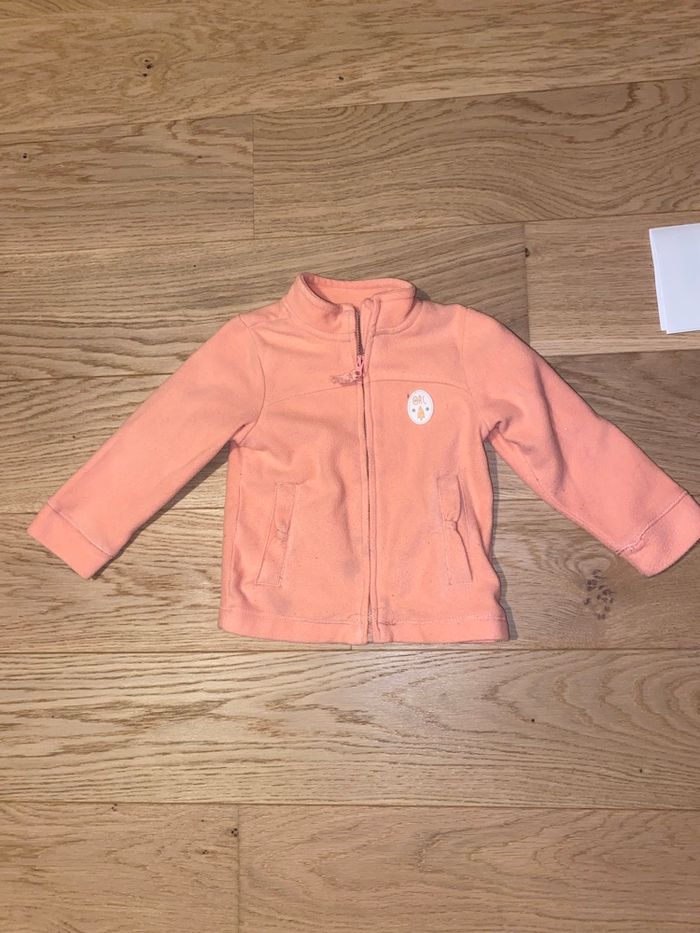 Polaire corail fille Orchestra – 18 mois - photo numéro 3