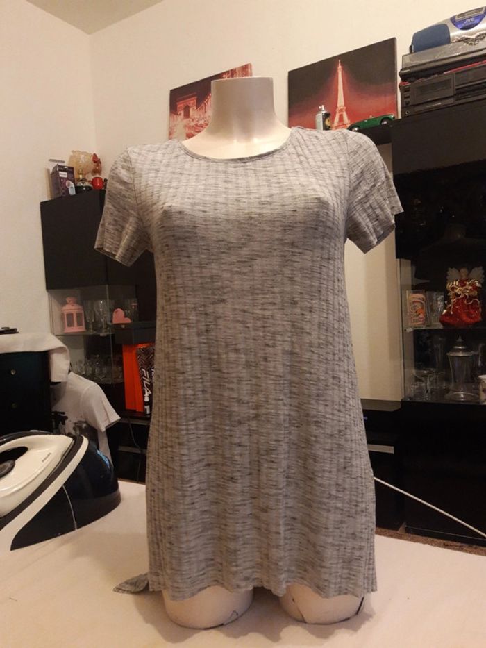 Robe pull légère gris taille 38