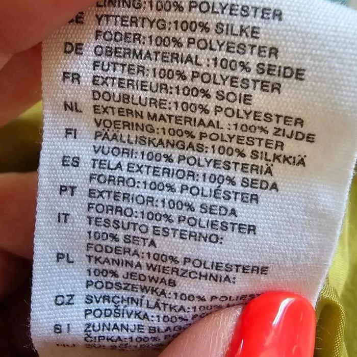 Veste en soie courte h&m 36 - photo numéro 3