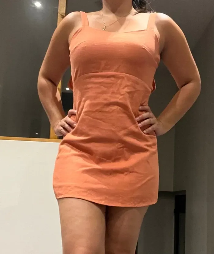 Robe orange Shein