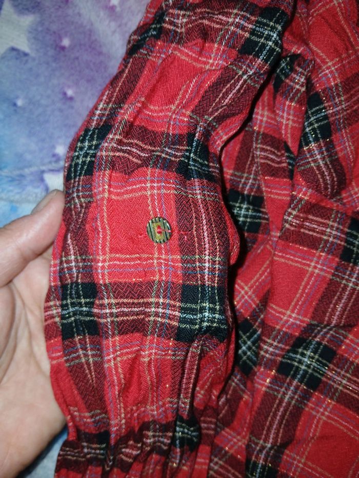 Chemise rouge à carreaux taille 44 - photo numéro 5