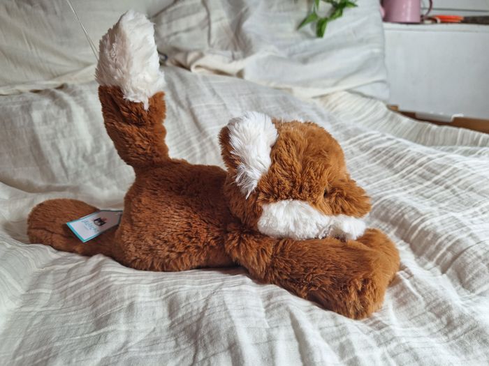 Peluche rare jellycat renard roux smudge fox taille moyen medium