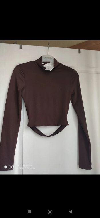 Tee-shirt croq top Jennyfer