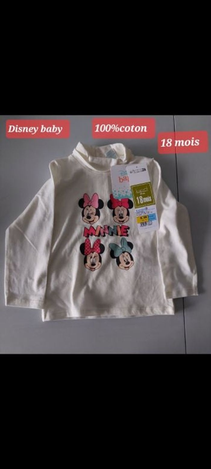 Sous pull Minnie fille 18mois